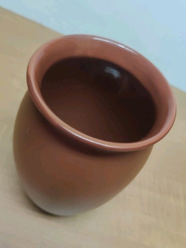 3 Cantaritos de Barro Mexican Clay Cup Cocktail Terracotta 6.75" Height Glazed - Picture 5 of 5