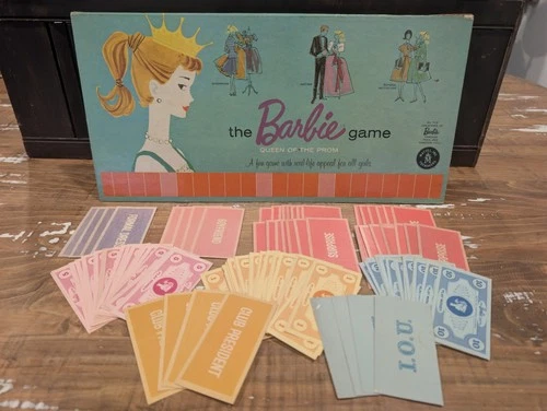 Vintage The Barbie Game Queen of the Prom   NOT COMPLETE Original 1960 Mattel