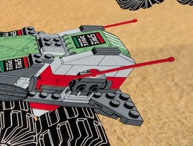 LEGO Space Police: Solar Snooper (6957), mostly complete (see desc), partial box