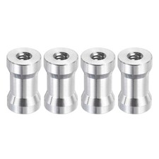 4PCS 3/8" Female to 1/4" Female 1.1 x 0.6Inch Light Stand Aluminum Alloy Screw