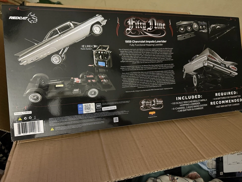 Redcat Racing FiftyNine 1/10 1959 Chevrolet Impala Lowrider RC Car NEW IN BOX - Image 4 of 4