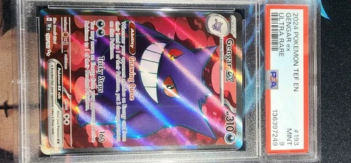 2024 POKEMON TEF EN-TEMPORAL FORCES ULTRA RARE #193 GENGAR EX PSA 9