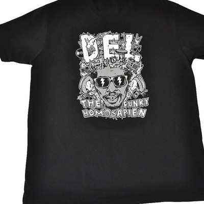 Del The Funky Homosapien Rapper Artwork Graphic Tee Unisex Cotton