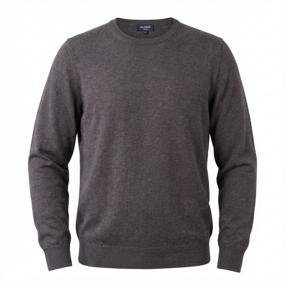 Olymp Casual Men's Knit Sweater Gray 015111 67 Anthracite