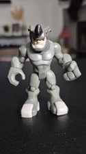 Playskool Marvel Super Heroes Spider-Man Adventures Gray Face Rhino Mini Figure