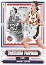 2025 Donruss WNBA Caitlin Clark Franchise Features Gold Press Proof card 13
