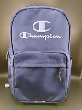 Champion Navy Blue Classic Logo Backpack With Adjustable Straps