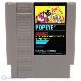 Nintendo NES - Popeye #abejas PAL-B con embalaje original embalaje original da&ntilde;ado