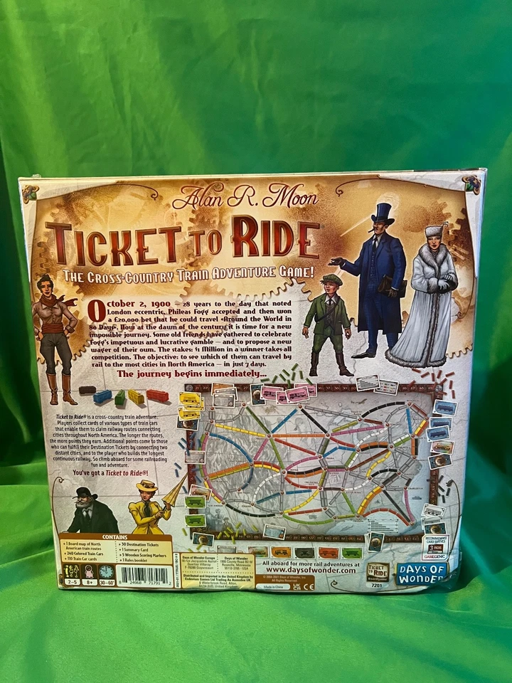 Days of Wonder Dow Ticket to Ride - 7201 - Image 2 of 4