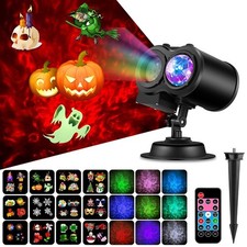LED Holiday Projector Light Dual Water Ripple Pattern Outdoor Waterproof IP44