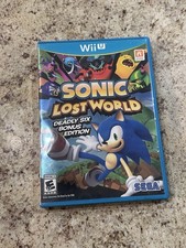 Sonic Lost World Deadly Six Bonus Edition (Nintendo Wii U, 2013) Complete CIB