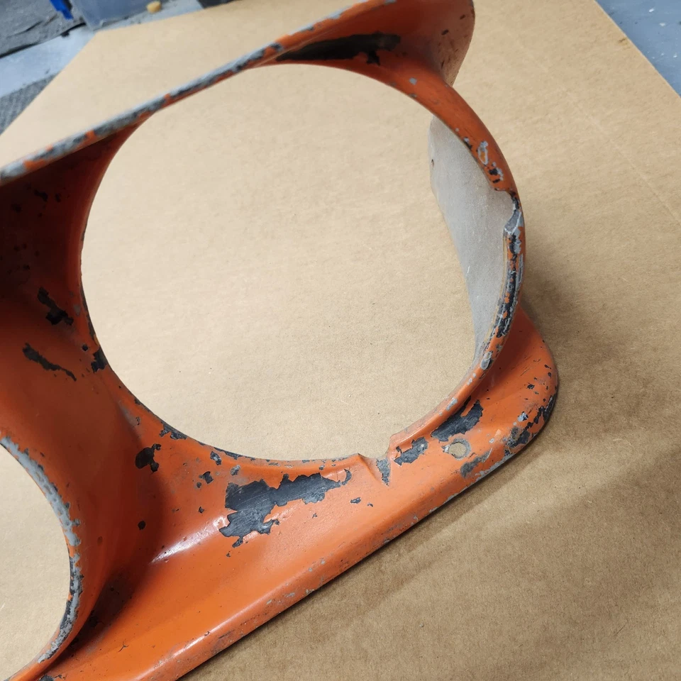 C3 Corvette RIGHT Headlight Bezel Passenger Side Head Lamp Trim OEM 68-82 GOOD - Image 3 of 4