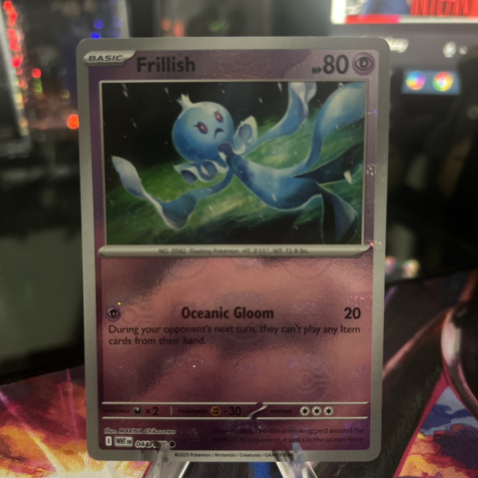 Sv: White Flare Pokémon TCG Frillish masterball 044/086