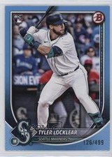 2025 Bowman Sky Blue 126/499 Tyler Locklear #93 sq1