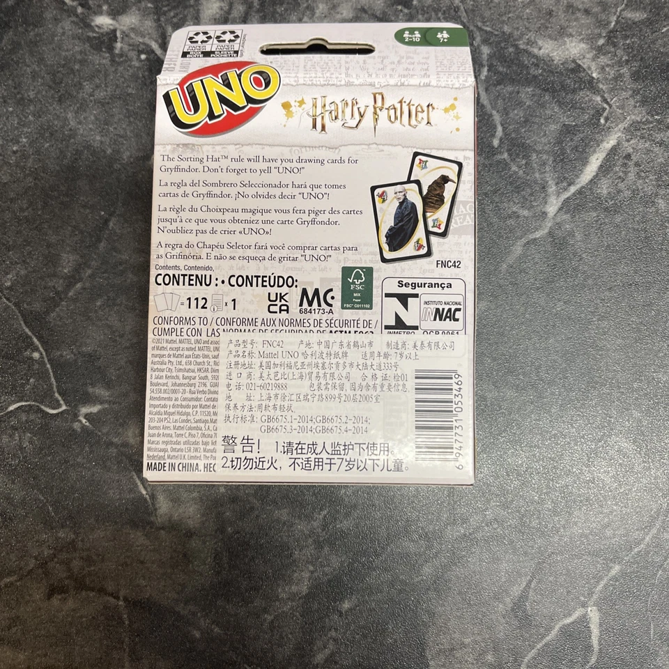 harry potter uno cards - Image 2 of 4