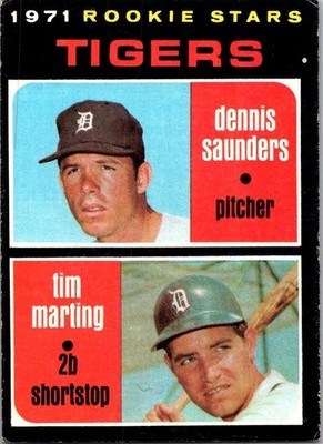 1971 Topps - 1971 Rookie Stars Tim Marting, Dennis Saunders #423 (RC)