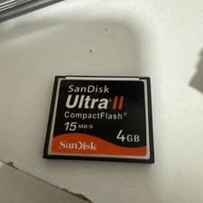 SanDisk Ultra II 4GB 15MB/s CF Compact Flash Card
