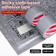 Heavy Duty Duct Gaffer Tape Outdoor Waterproof Black/Silver, 10/25/50M x 48MM