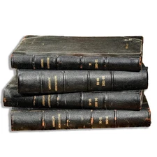 Rare Landscape Architecture Magazine Leather Spine Antique Books Home & Garden