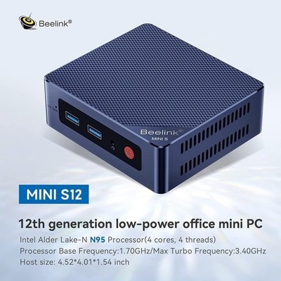 Beelink T34-M Mini PC Intel Celeron N3450 4GB RAM 64GB SSD Windows