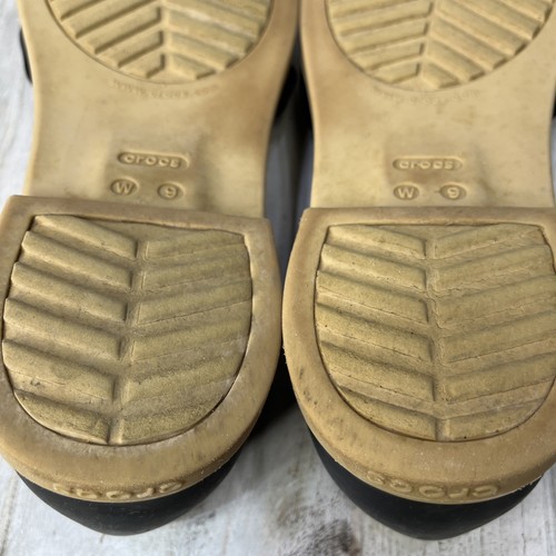 Crocs Iconic Comfort Classic Clogs Damen Gr. 9 schwarz Banyan Slipper 3 Streifen - Bild 9 von 11