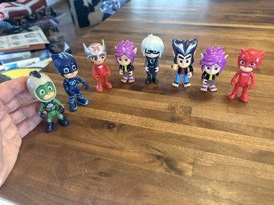 PJ Masks Action Figure Lot Wolfy Luna Girl Owlette Catboy Gekko Kids Toy Bundle