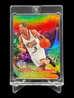 1996 Flair Showcase ALLEN IVERSON ROOKIE STYLE REFRACTOR HOLO FOIL ROW 2 SEAT 3