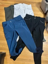 Halter Ego High-Waist Perfection Grip Fullseat Breeches - Lot of 4 - US36 