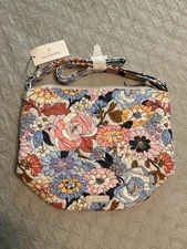 Vera Bradley Aloha Blooms Bucket Crossbody Purse Tote Bag