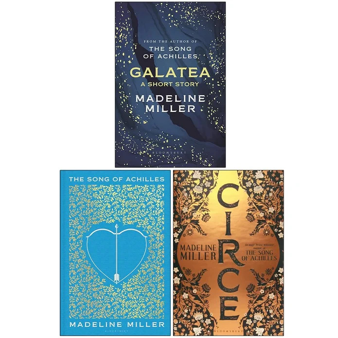 Madeline Miller 3 Books Collection Set (Circe, The Song Of Achilles, Galatea)