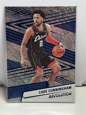 2024-25 Panini Revolution Cade Cunningham Blue Storm #32 Detroit Pistons