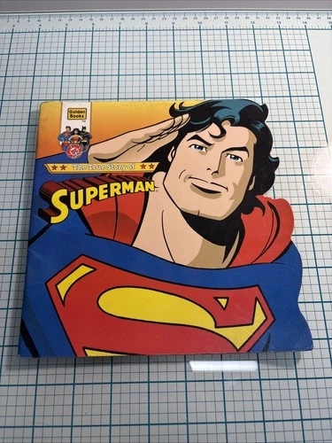 Vintage 1995 The True Story Of Superman - DC Comics A Golden Book