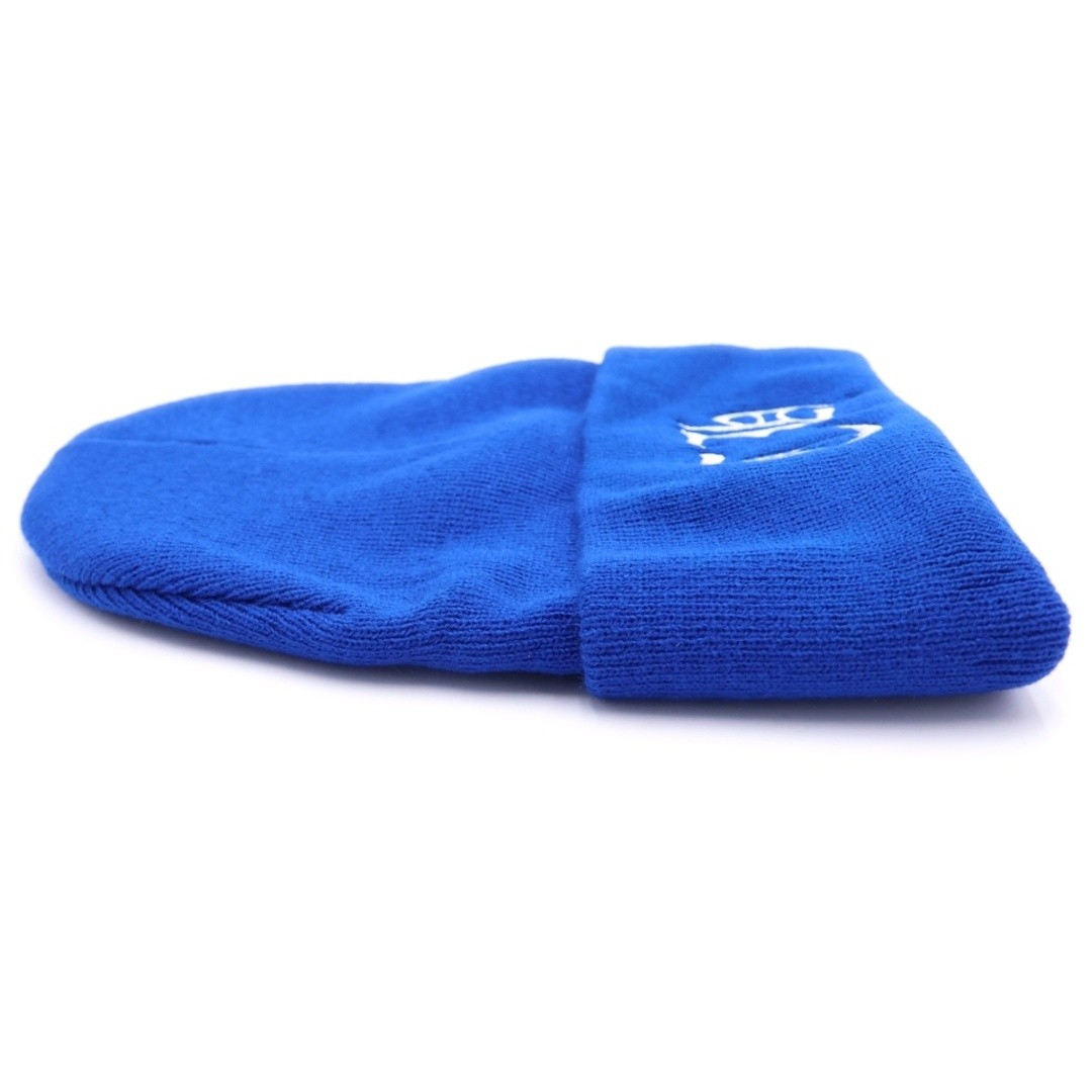CHROME HEARTS WATCH CAP CH Logo Embroidered Beanie Knit Hat Blue Used 2a8a8a8a67 image 3