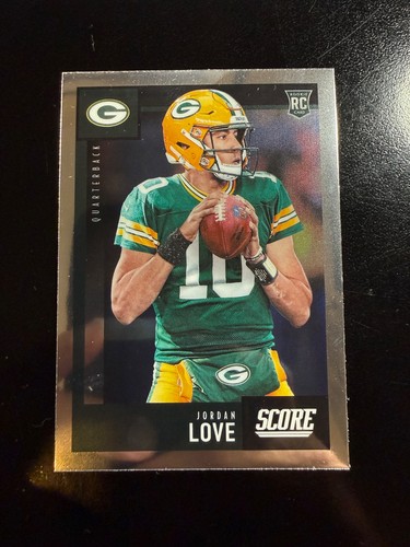 Jordan Love [Silver] #444 2020 Panini Chronicles Score Update Rookies card