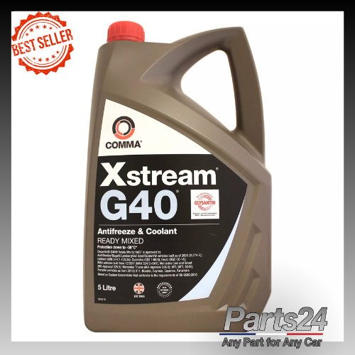 Comma Xstream G40 Car Antifreeze & Coolant - Ready To Use - 5L