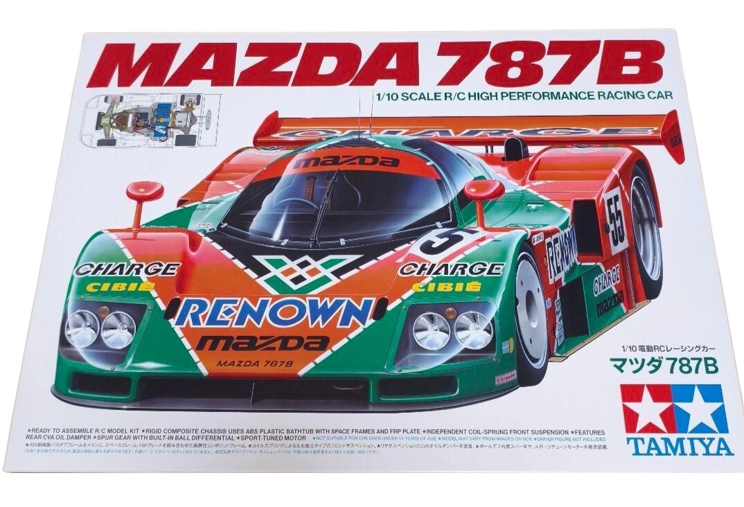 Tamiya 1/10 Electric RC Car No.218 Mazda 787B Radio Control 47518