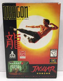 COMPLETE Dragon: The Bruce Lee Story ATARI JAGUAR Manual CIB Fighting BEAT EM UP