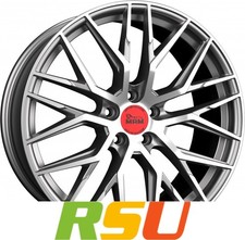 MAM RS4 palladium front polish 8.5x19" ET35 LK5 120 ML 72.6 Alufelgen 19 Zoll
