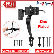 Thumb Gate Latch Hardware for Wooden Fence Heavy Duty, Self Closing Door Latches