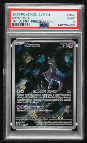 Mewtwo Pokémon Scarlet & Violet Black Star Promo PSA 9 MINT