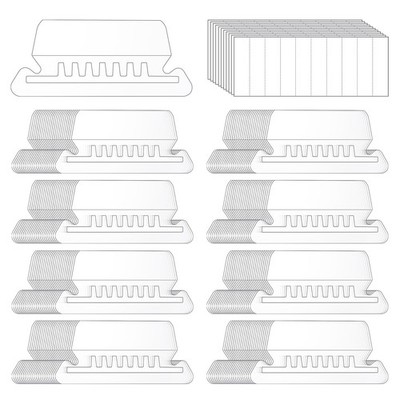 200 Pcs Hanging File Folder Tabs and 200 Pcs 2 Inch Inserts Labels, Plastic F...