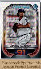2021 Bowman #BTP-91 Jordan Balazovic Bowman Chrome Scouts Top 100