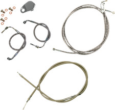 LA Choppers Stainless Steel Cable & Brake Line Kit LA-8050KT-13 Made in USA