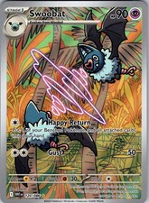 Swoobat 120/086 Illustration Rare White Flare Holo NM