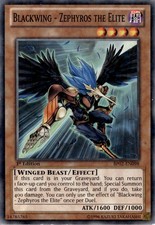 Blackwing Zephyros the Elite 1st Edition Battle Pack 2: War of the Giants Yugioh