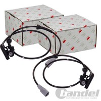 2X NK ABS-SENSOR Raddrehzahl Hinten Passend FüR CitroËN C4 Peugeot 307