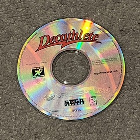 Decathlete (Sega Saturn, 1996) Complete CIB w/ Manual Reg Card