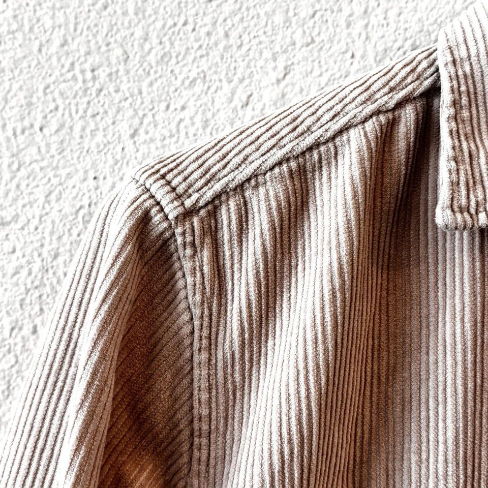 Reiss Mens Button Up Corduroy Overshirt Shacket Size L Outdoors Preppy - Image 3 of 4