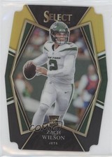 2021 Panini Select Premier Level Black & Gold Prizm Die-Cut Zach Wilson 0jk3