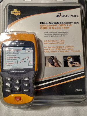 Actron CP9690 Elite AutoScanner Pro OBD I & OBD II Diagnostic Code Tool Kit